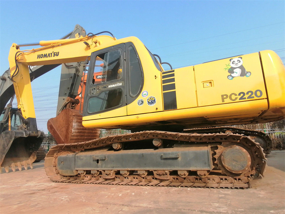 Komatsu Pc220 Używana koparka Komatsu 22 tony Japan Origin Mała koparka gąsienicowa