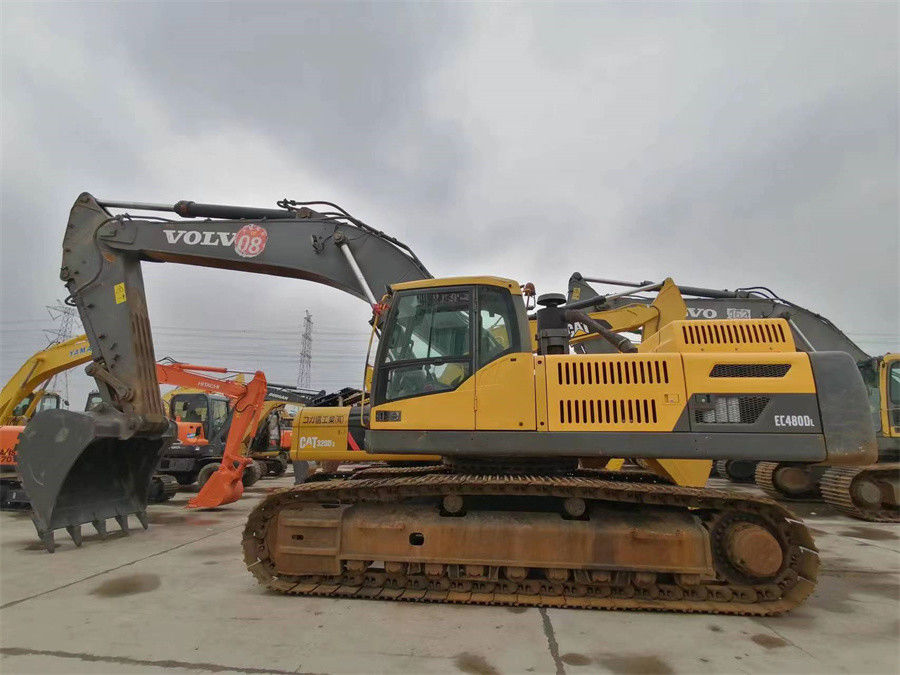 Hydrauliczna używana koparka Volvo Volvo Ec480 Szwedzka marka Duża koparka gąsienicowa 48 ton
