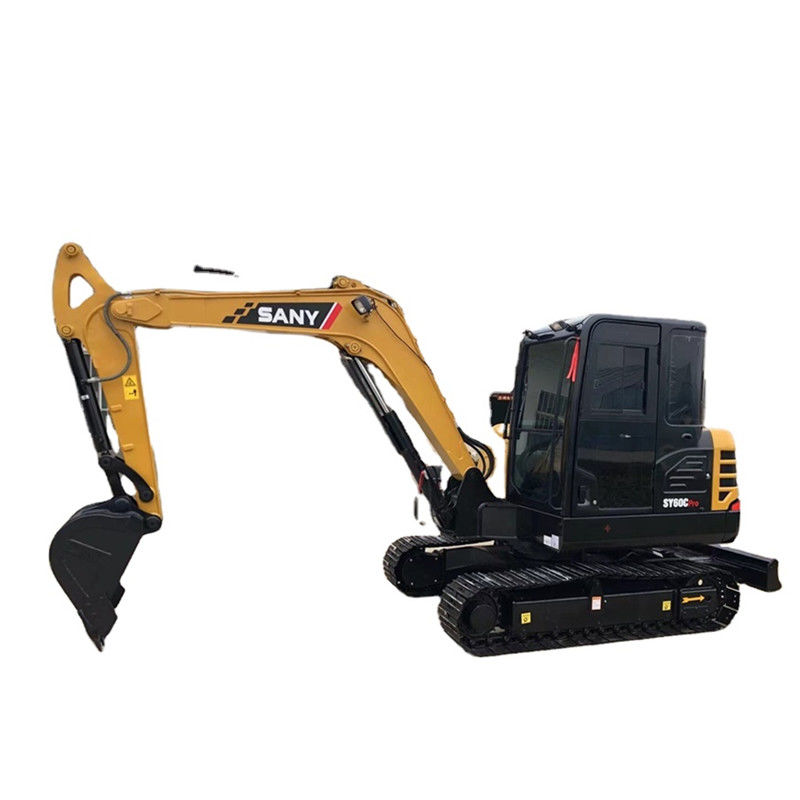 Używana koparka hydrauliczna mini gąsienicowa Sany SY60C Pro 6 ton koparko-ładowarki