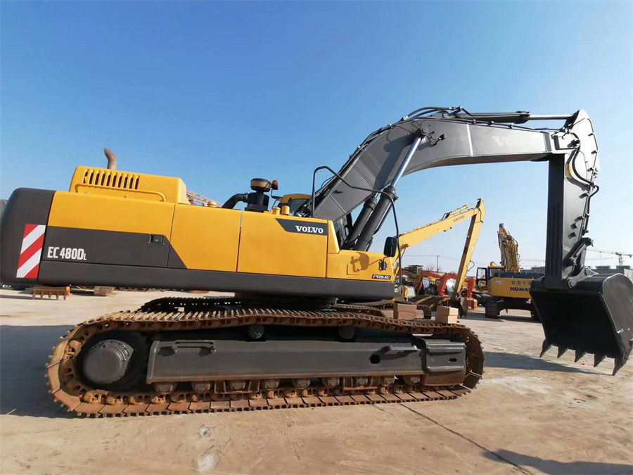 Szwedzka marka Używana koparka Volvo Ec480 48 ton Duża koparka gąsienicowa