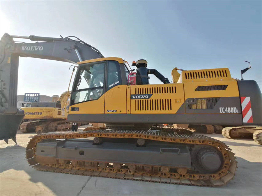 Szwedzka marka Używana koparka Volvo Ec480 48 ton Duża koparka gąsienicowa