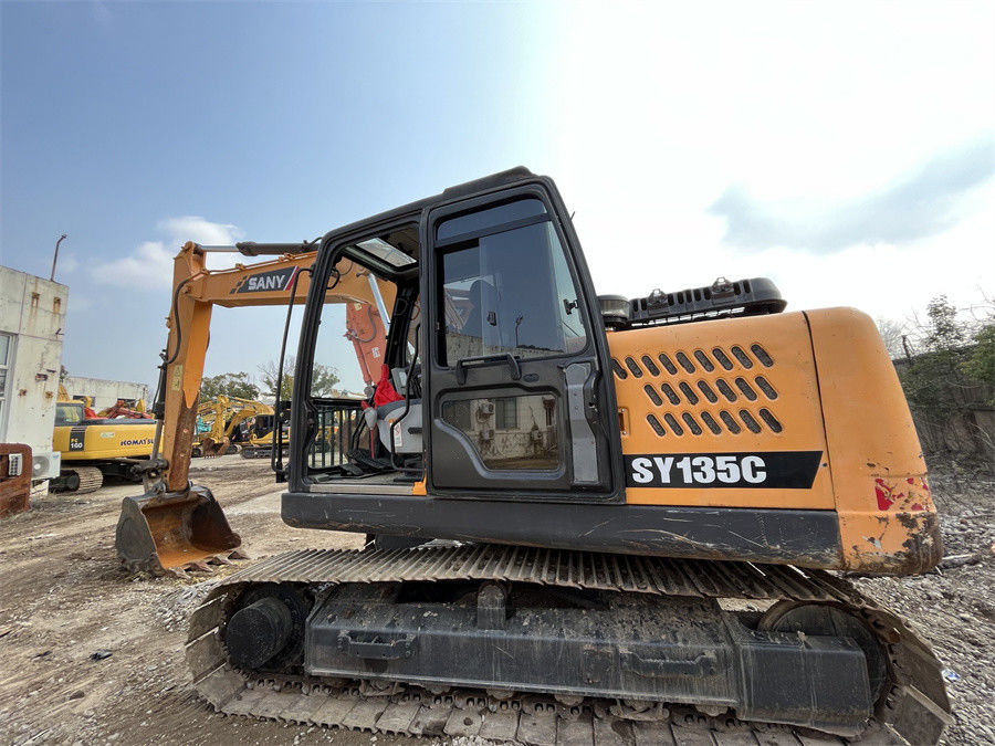 13 ton mini używana koparka Sany SANY SY135C koparko-ładowarka hydrauliczna koparka gąsienicowa