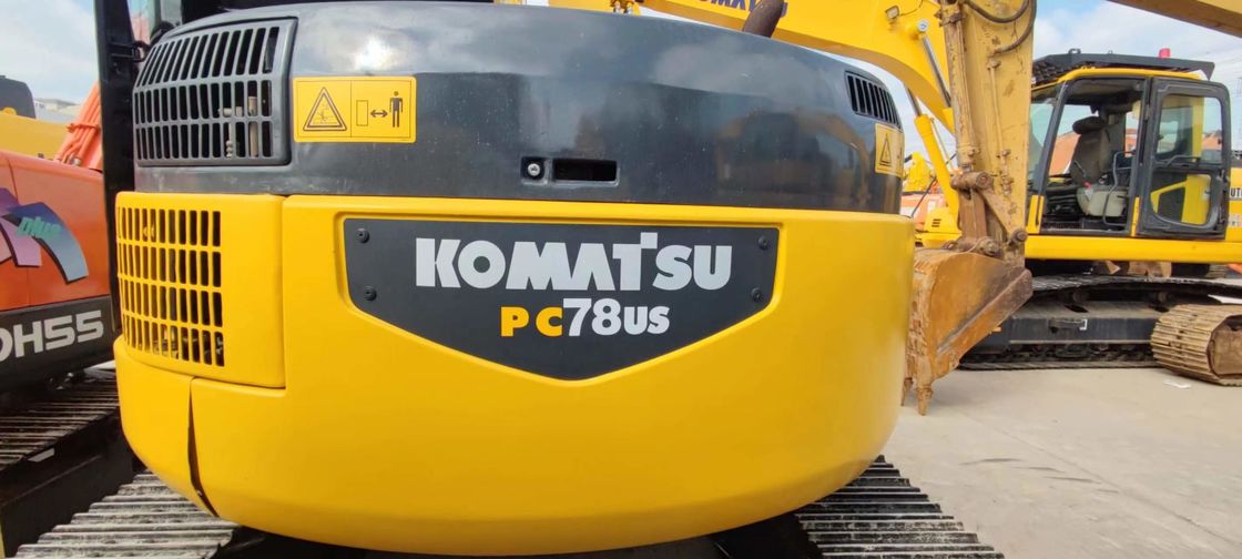 Komatsu PC78US 6 Używana minikoparka 7 ton Używana koparka gąsienicowa