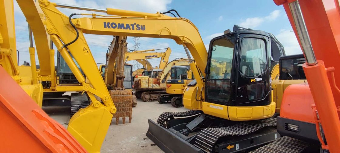 Komatsu PC78US 6 Używana minikoparka 7 ton Używana koparka gąsienicowa