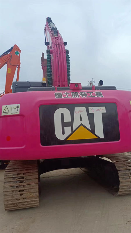 Używane koparki gąsienicowe CAT 320D Maszyny do robót ziemnych Pink Caterpillar 320 320C 320D