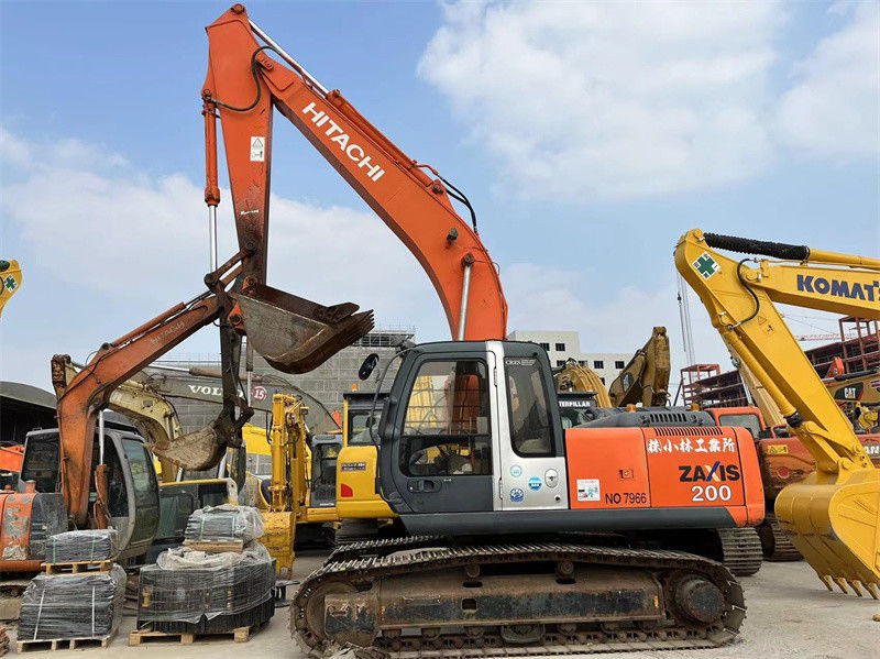 Oryginalna farba Hitachi ZX200 Zaxis200 Używana koparka gąsienicowa Silnik wtryskowy 20 ton