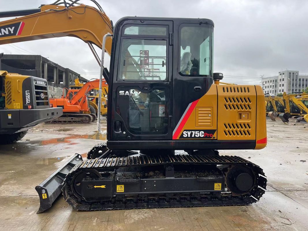 2022 Używany Sany SY75C Ekskawator Sany Crawler 7.5 Tons Mini Ekskawator