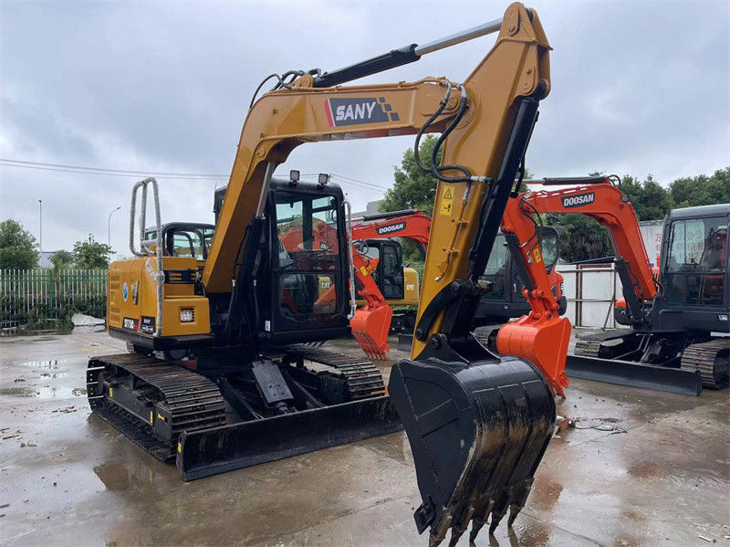 Stosowany Sany SY75C Pro Mini Ekskawator używany 7,5-tonowy Sany Mini Digger