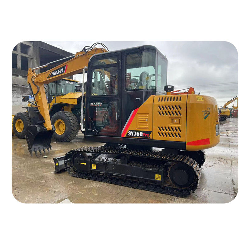 Stosowany Sany SY75C Pro Mini Ekskawator używany 7,5-tonowy Sany Mini Digger