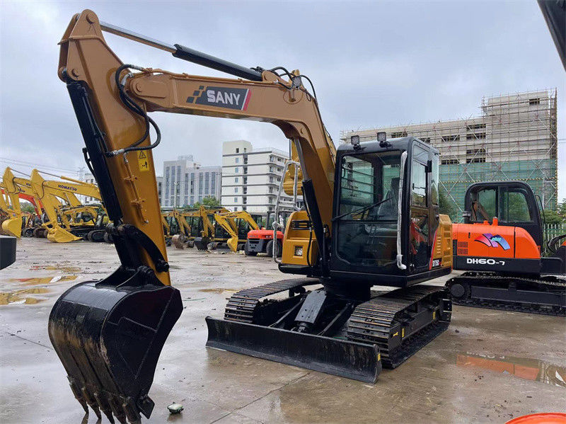 Stosowany Sany SY75C Pro Mini Ekskawator używany 7,5-tonowy Sany Mini Digger