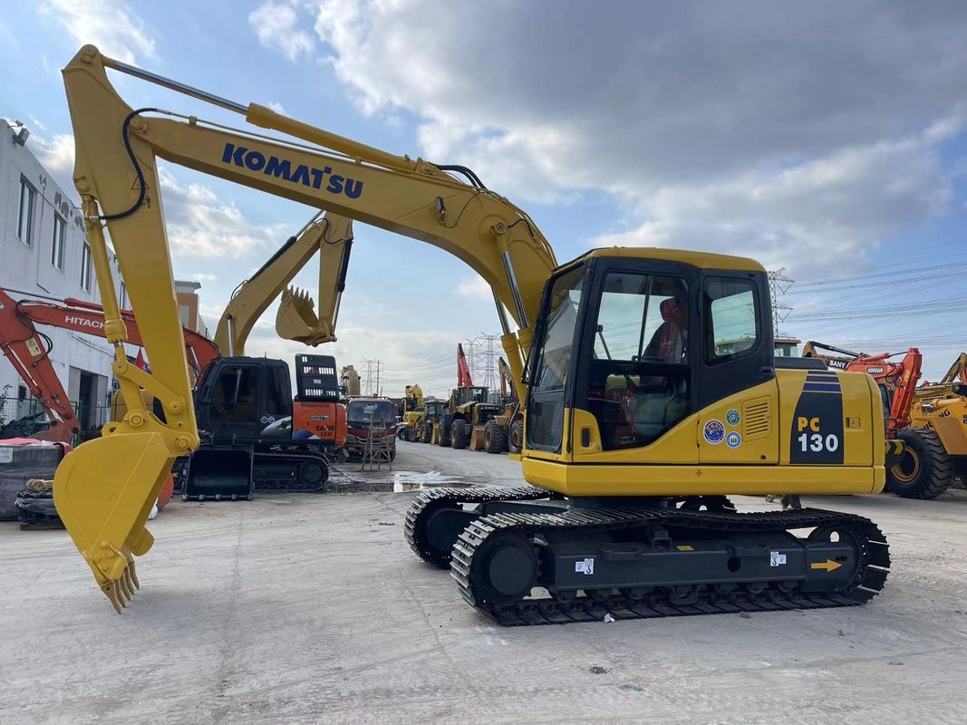 Pc130-7 Wykorzystany koparz Komatsu 13 ton Komatsu 130 Mały koparz