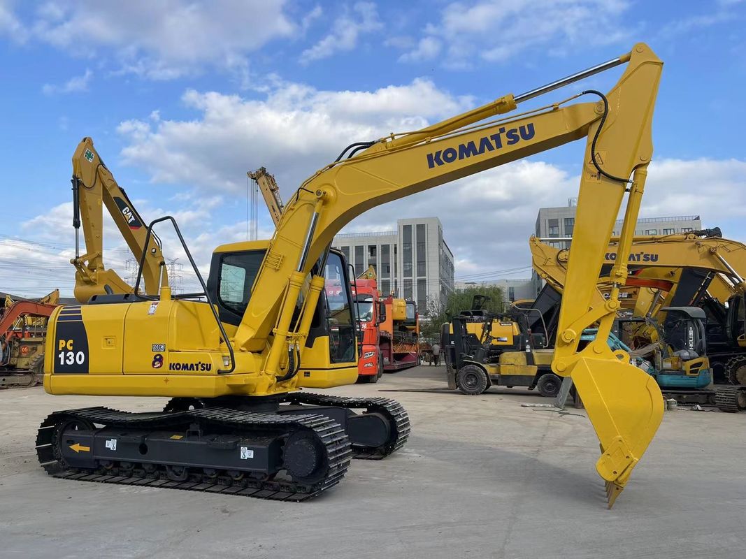 Pc130-7 Wykorzystany koparz Komatsu 13 ton Komatsu 130 Mały koparz
