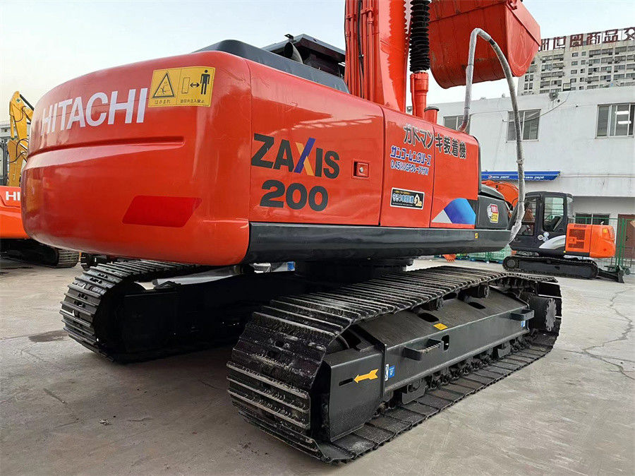 Używany Japonia 2021 Rok Hitachi ZX200 Grabarz W doskonałym stanie Czerwony Kolor