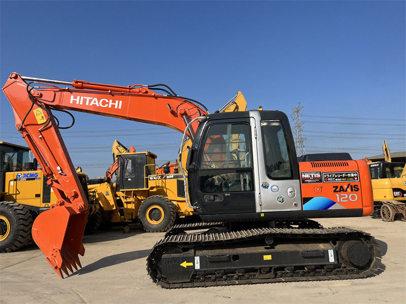 12 Ton używany Ekskawator Hitachi ZX120 Japonia Pochodzenie używany Ekskawator górniczy Hitachi Zx120