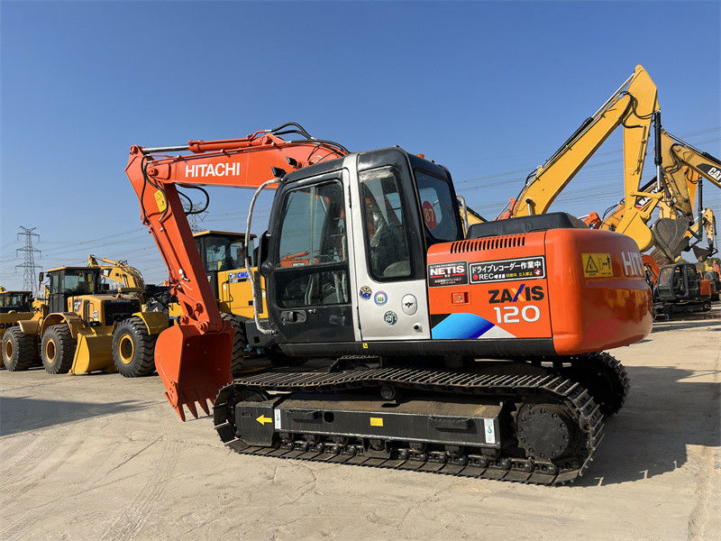 12 Ton używany Ekskawator Hitachi ZX120 Japonia Pochodzenie używany Ekskawator górniczy Hitachi Zx120