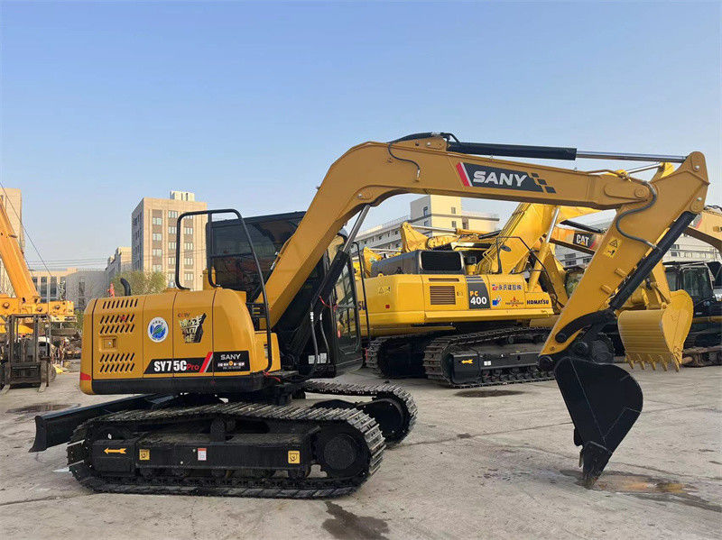 Sany SY75C Pro używany grabarz z drugiej ręki 7,5 tony Sany Mini Digger