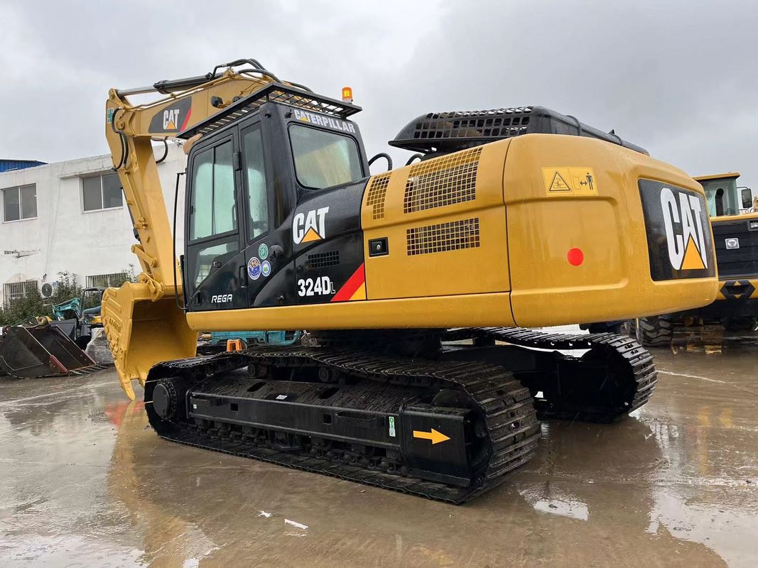 Ciężkie urządzenia używane CAT 324DL Excavator Crawler Caterpillar Breaker Hammer Line Mocny silnik