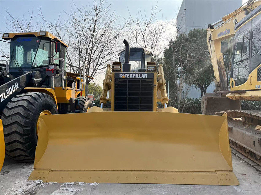 Używany CAT Caterpillar D7G Crawler Traktor Bulldozer w dobrym stanie z ostrzem i rozpruwaczem