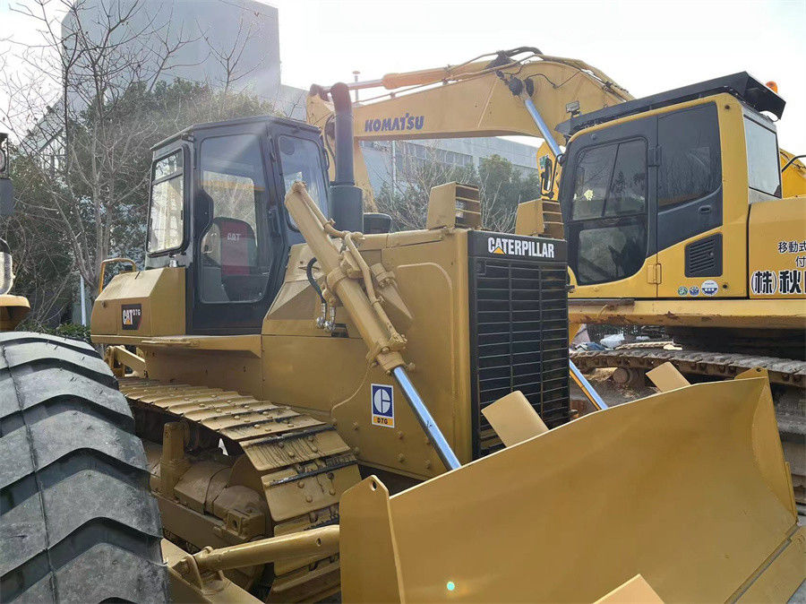 Używany CAT Caterpillar D7G Crawler Traktor Bulldozer w dobrym stanie z ostrzem i rozpruwaczem