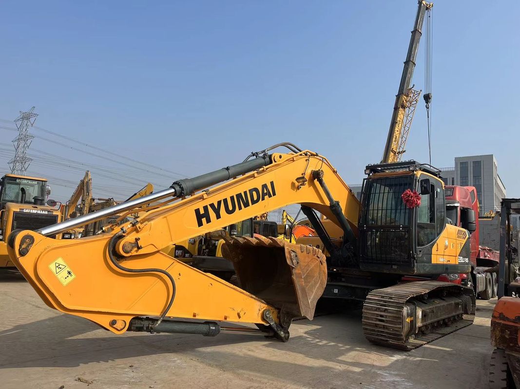 Używany oryginalny grabarz Hyundai 220LC-9S ciężki sprzęt 22 tony średnio używany grabarz