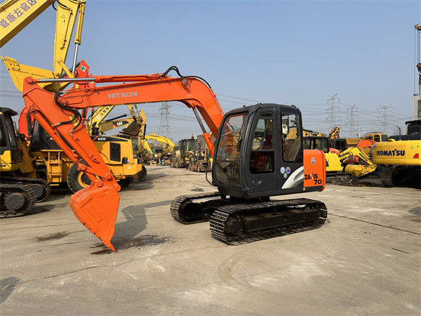 Wykorzystane koparki Hitachi ZX70 Hydraulic Crawler Excavator Wykorzystane 7 ton Mini Hitachi Excavator 70