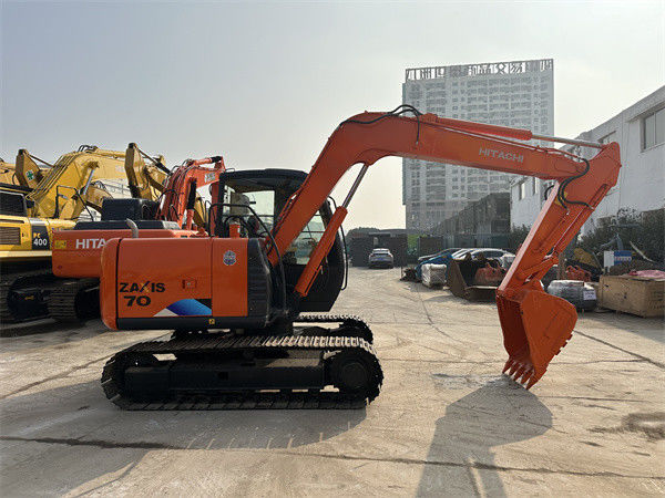 Wykorzystane koparki Hitachi ZX70 Hydraulic Crawler Excavator Wykorzystane 7 ton Mini Hitachi Excavator 70