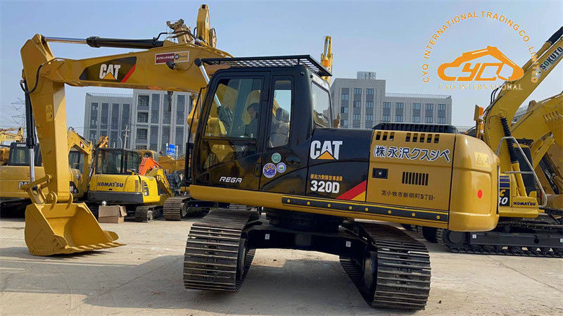Używane koparki CAT z mechanicznym silnikiem wtryskiwaczem Używane koparki Caterpillar 320