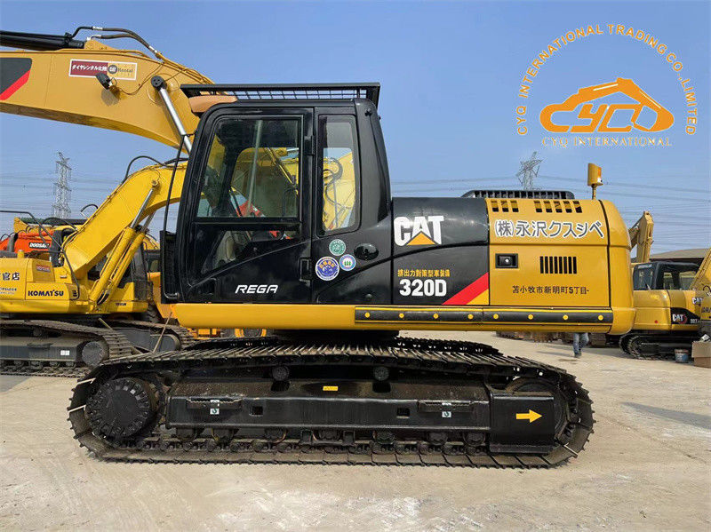 Używane koparki CAT z mechanicznym silnikiem wtryskiwaczem Używane koparki Caterpillar 320