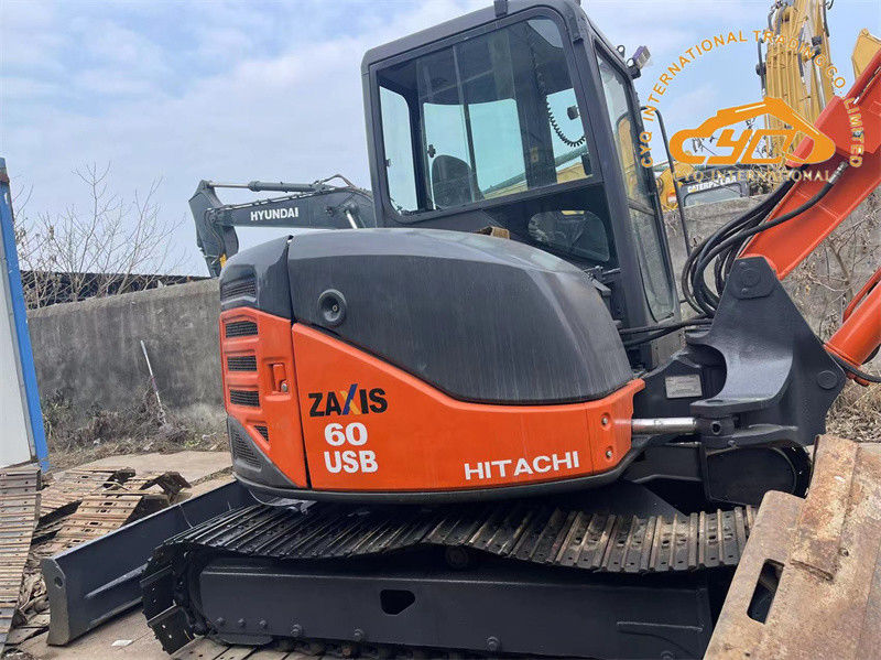 Wykorzystane Hitachi ZX60USB Mini Excavator Wykorzystane 6 Ton Hitachi ZX60 Crawler Excavator