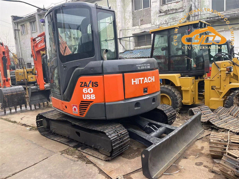 Wykorzystane Hitachi ZX60USB Mini Excavator Wykorzystane 6 Ton Hitachi ZX60 Crawler Excavator