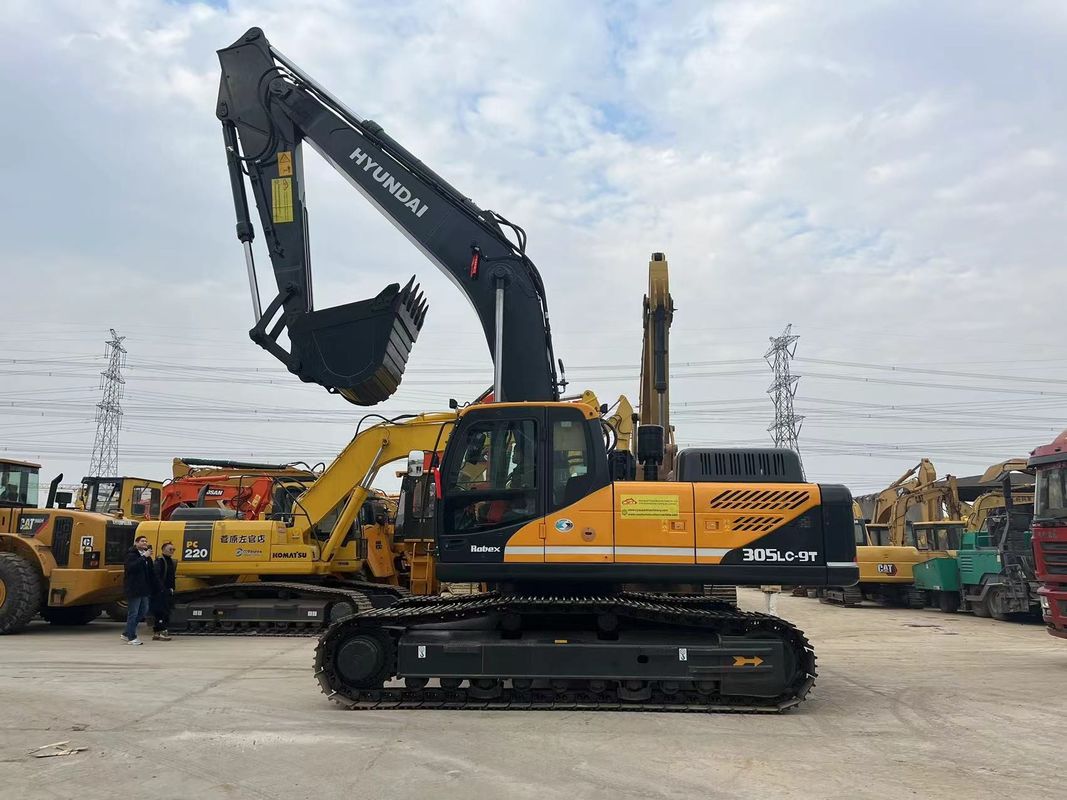 Doosan Hyundai 305lc-9t Stosowane duże koparki 30 ton Stosowane duże koparki Hyundai