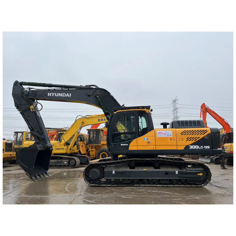 Hyundai R300LC-9S używany hydrauliczny grabarz do budowy górnictwa waga 30 ton