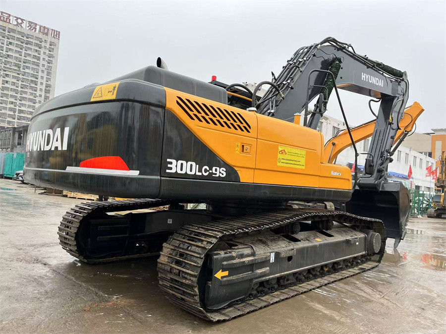 Hyundai R300LC-9S używany hydrauliczny grabarz do budowy górnictwa waga 30 ton