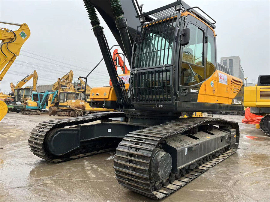 Hyundai R300LC-9S używany hydrauliczny grabarz do budowy górnictwa waga 30 ton