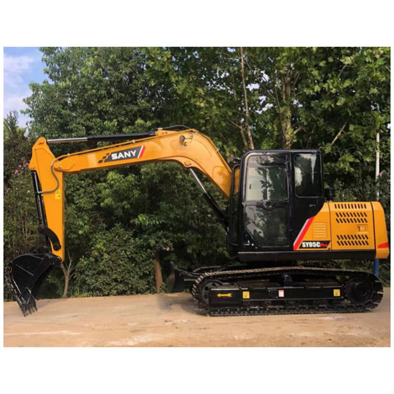 Chińska marka SANY SY95C używany hydrauliczny grabarz o masie 9 ton Tier3 z ostrzem