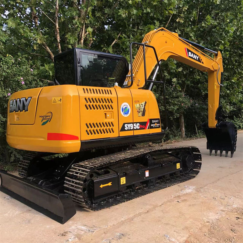 Chińska marka SANY SY95C używany hydrauliczny grabarz o masie 9 ton Tier3 z ostrzem