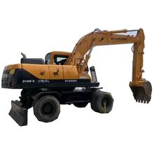 Konstrukcja Hyundai Excavator z oryginalnego koloru i hydraulicznego cylindru pochodzenia