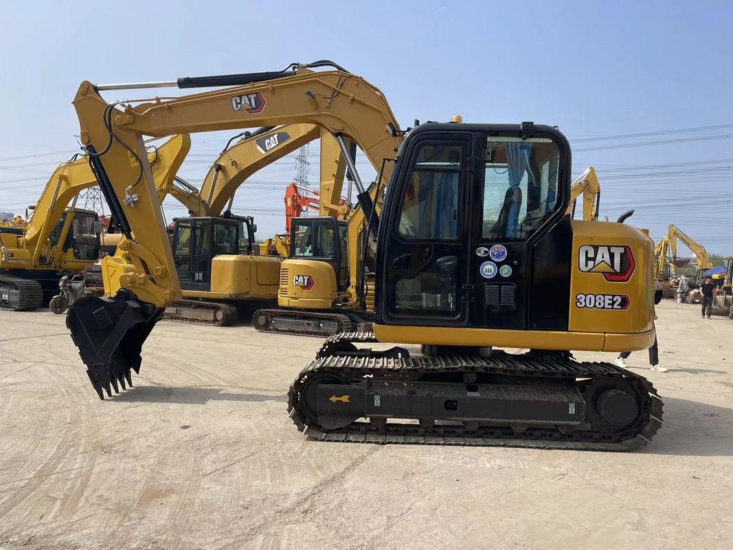 Wykorzystane małe koty koparki Cat 308E2 koparki 8 ton mini koparki