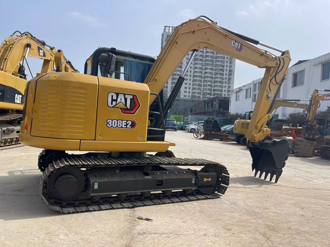 Wykorzystane małe koty koparki Cat 308E2 koparki 8 ton mini koparki