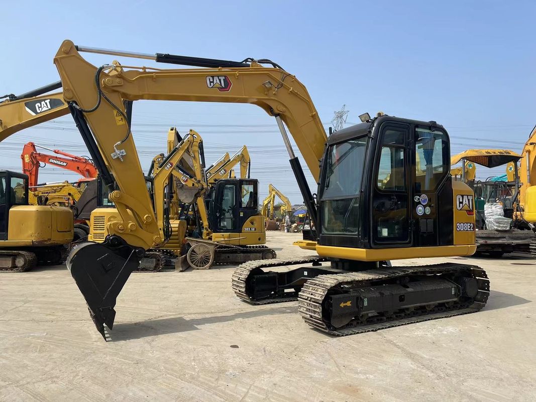 Wykorzystane małe koty koparki Cat 308E2 koparki 8 ton mini koparki