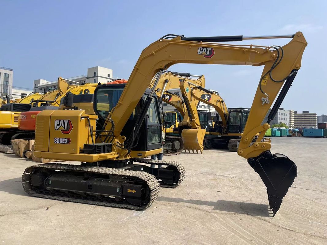 Wykorzystane małe koty koparki Cat 308E2 koparki 8 ton mini koparki