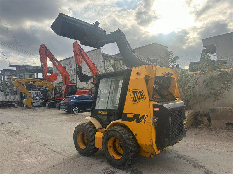 Stosowany JCB 185 mini skid loader Stosowany JCB 175 Mini Wheel Loader Skid Steer Loader