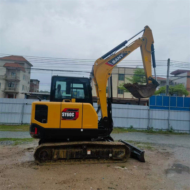 Chiny Sany SY60C Pro używany grabarz używany 6 ton Sany sy60 Mini Digger