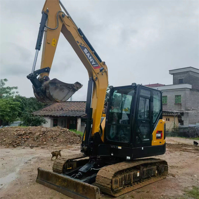Chiny Sany SY60C Pro używany grabarz używany 6 ton Sany sy60 Mini Digger