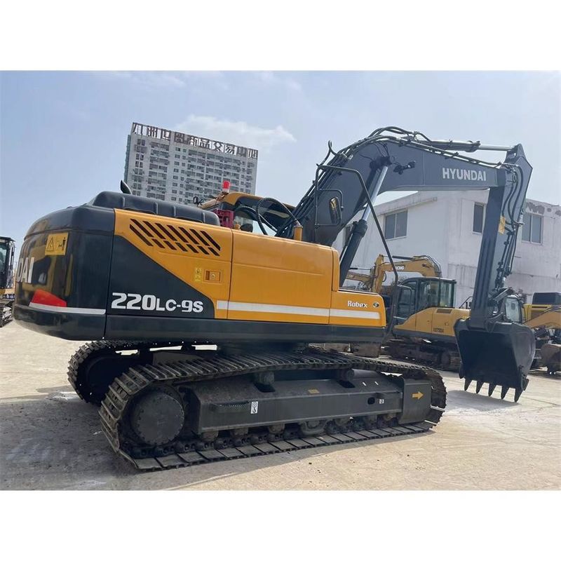 Ciężki Digger Hyundai R220 9S Ogólne wymiary 9.55m*2.99m*3.08m