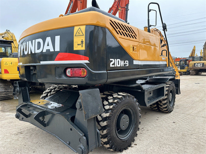 odnowiony Używany Hyundai R210W-9 Koparnia na kółkach Używany Hyundai 21 Ton 210 Koparnia na kółkach
