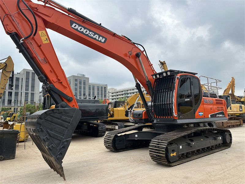 Moc silnika 180 kW Doosan DX260 Używane koparki o pojemności wiadra 1,2 M3