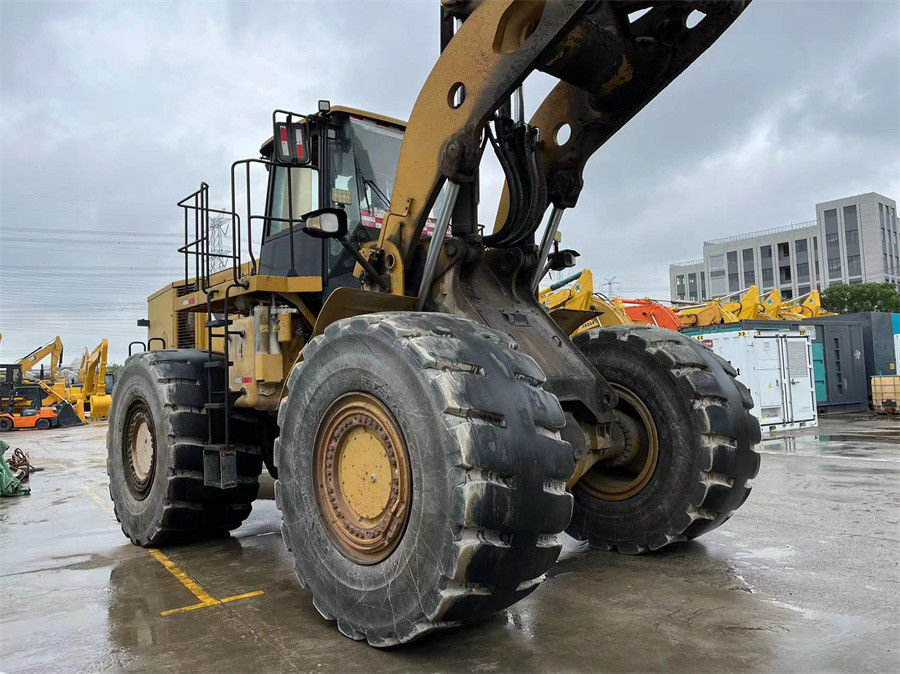 Oryginalny kolor CAT 986H Ładowarka przednich kół Silny silnik C15