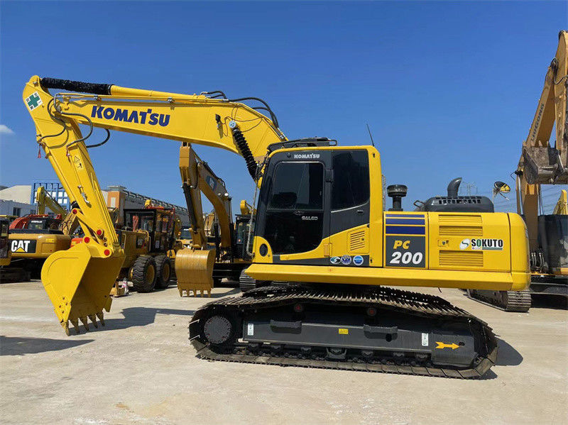 Tańsza używana koparka w Japonii Komatsu PC200-8 Excavator Crawler z 800mm Track