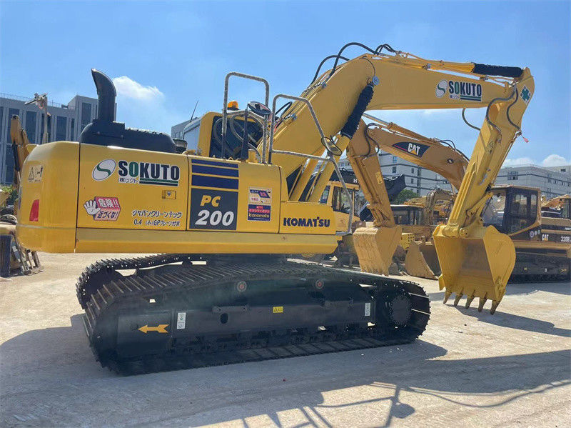 Tańsza używana koparka w Japonii Komatsu PC200-8 Excavator Crawler z 800mm Track